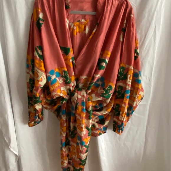 Mes Demoiselles silk blouse, Large - Picture 2 of 6